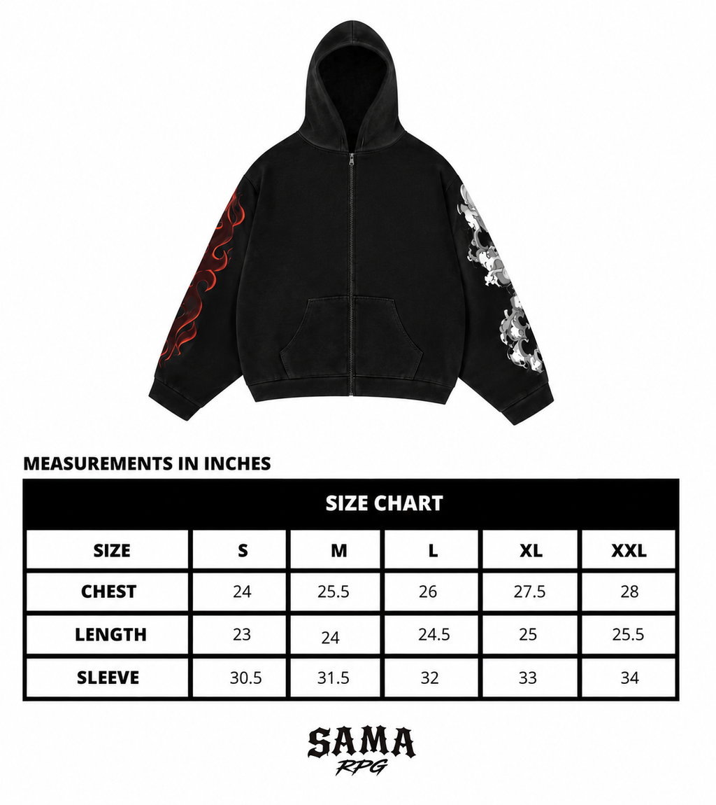 Genso Zip-Up (Black)